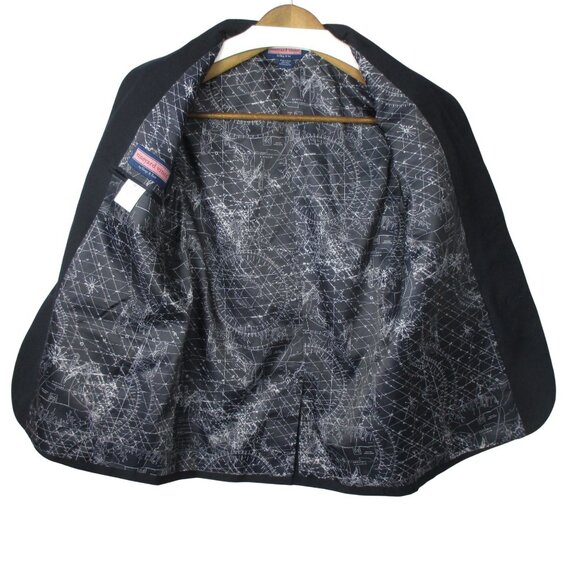 Vineyard Vines Blazer Women's Size 14 Navy Wool Blend w Gold Nautical Buttons - Picture 2 of 6